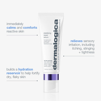 stabilizing repair face + body serum