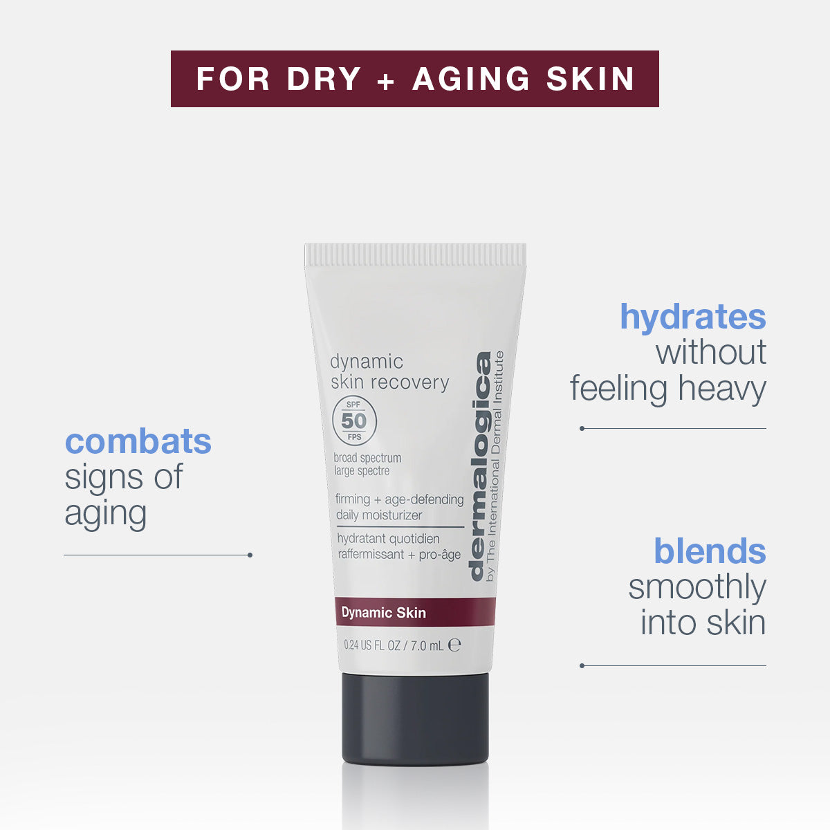 dynamic skin recovery spf50 moisturizer 7ml (worth RM79)