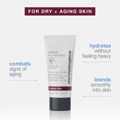 dynamic skin recovery spf50 moisturizer 7ml (worth RM79)