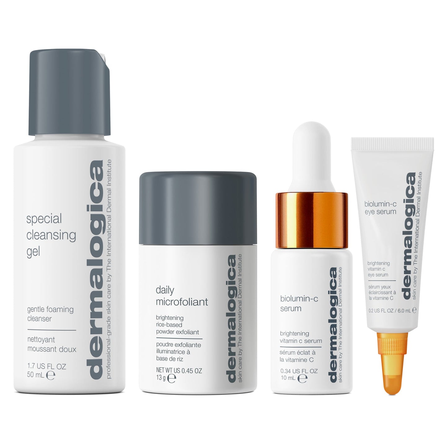 cleanse + brighten set (4 travel-size)