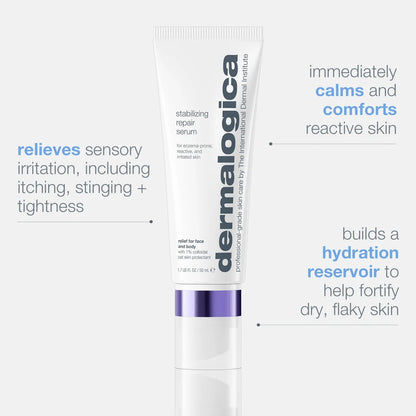stabilizing repair face + body serum