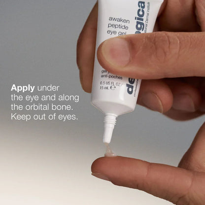 awaken peptide depuffing eye gel