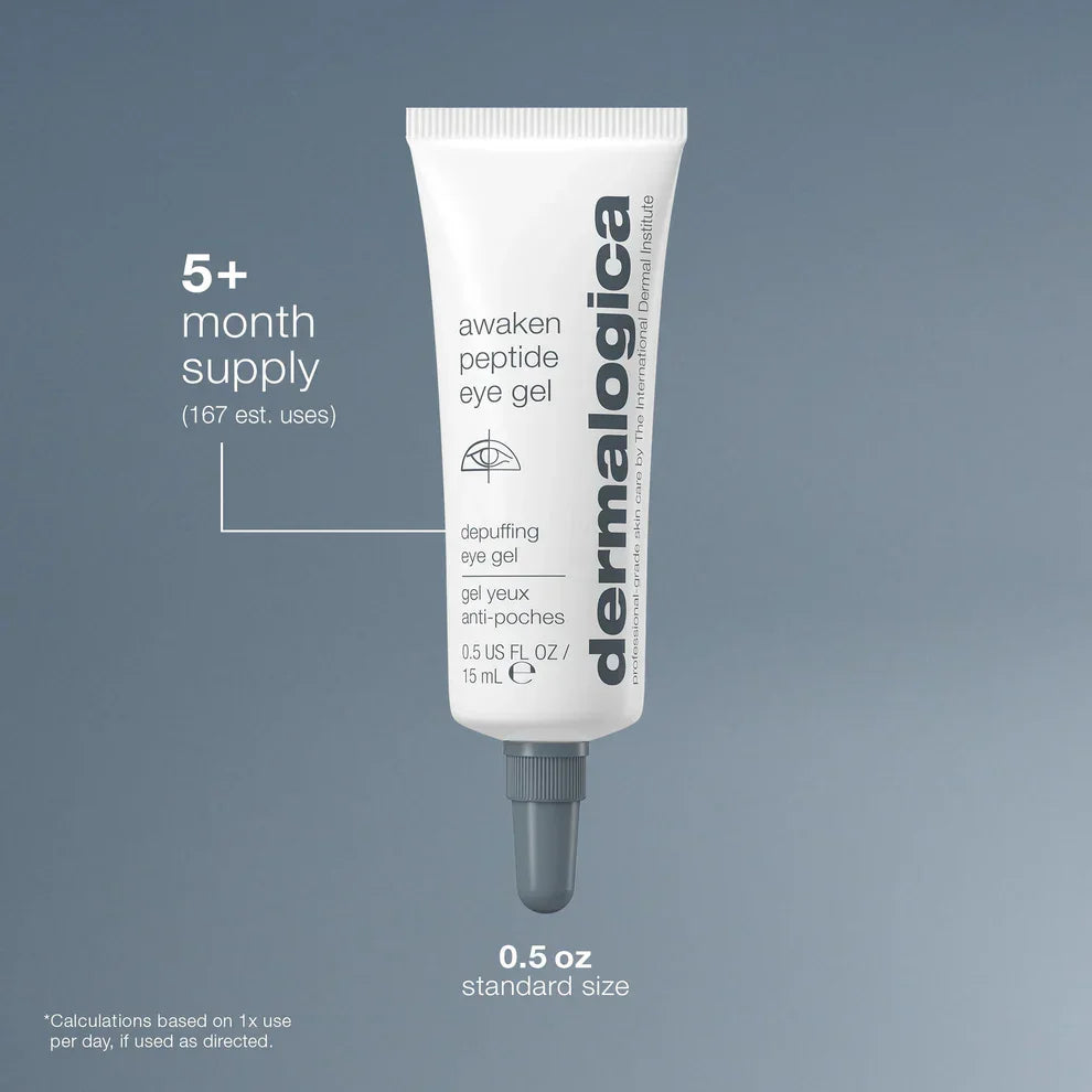 awaken peptide depuffing eye gel