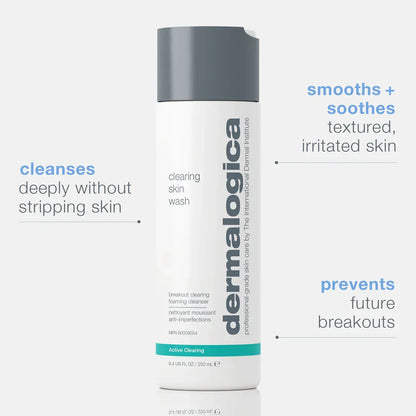 clearing skin wash