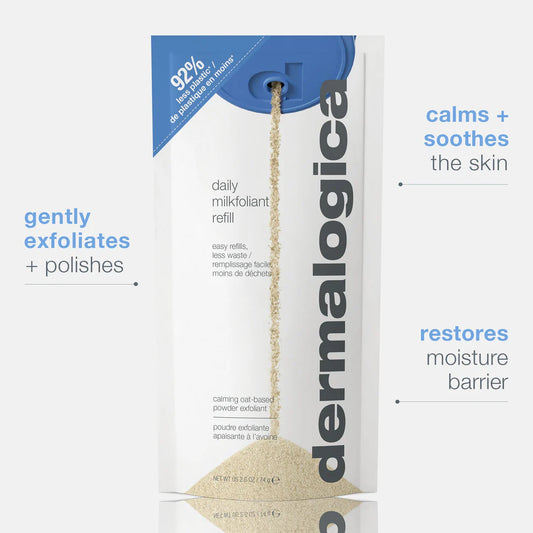 daily milkfoliant exfoliator 74g refill
