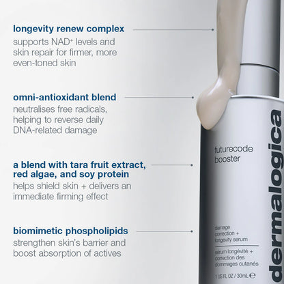 futurecode booster damage-correcting longevity serum