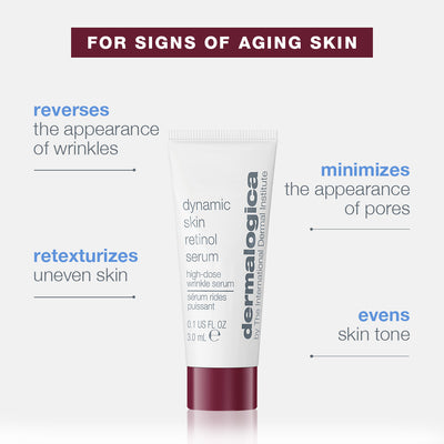 dynamic skin retinol serum 3ml (worth RM69)