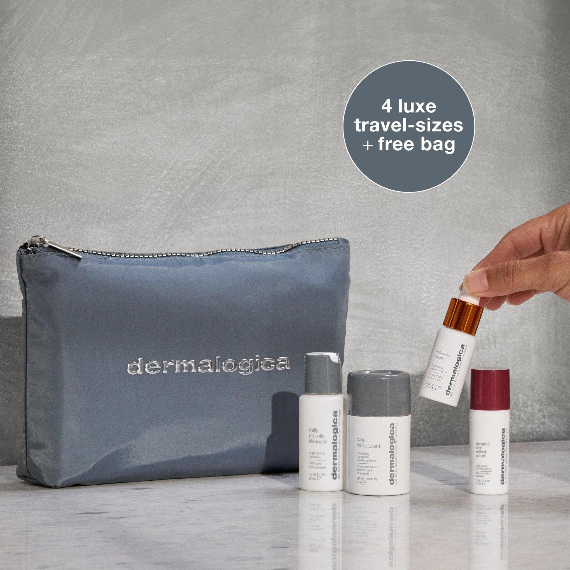 expertise on the go set (4 luxe trial size + free bag) - Dermalogica Malaysia