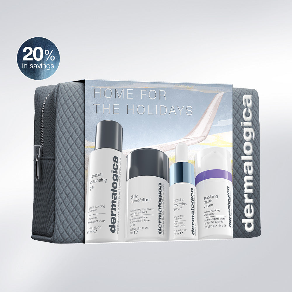 home for the holidays set (4 travel-size + bag)