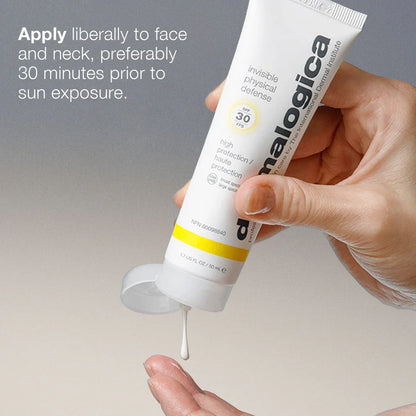 invisible physical defense mineral sunscreen spf30
