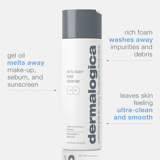 oil to foam total cleanser