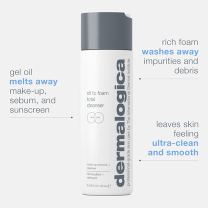 oil to foam total cleanser - Dermalogica Malaysia