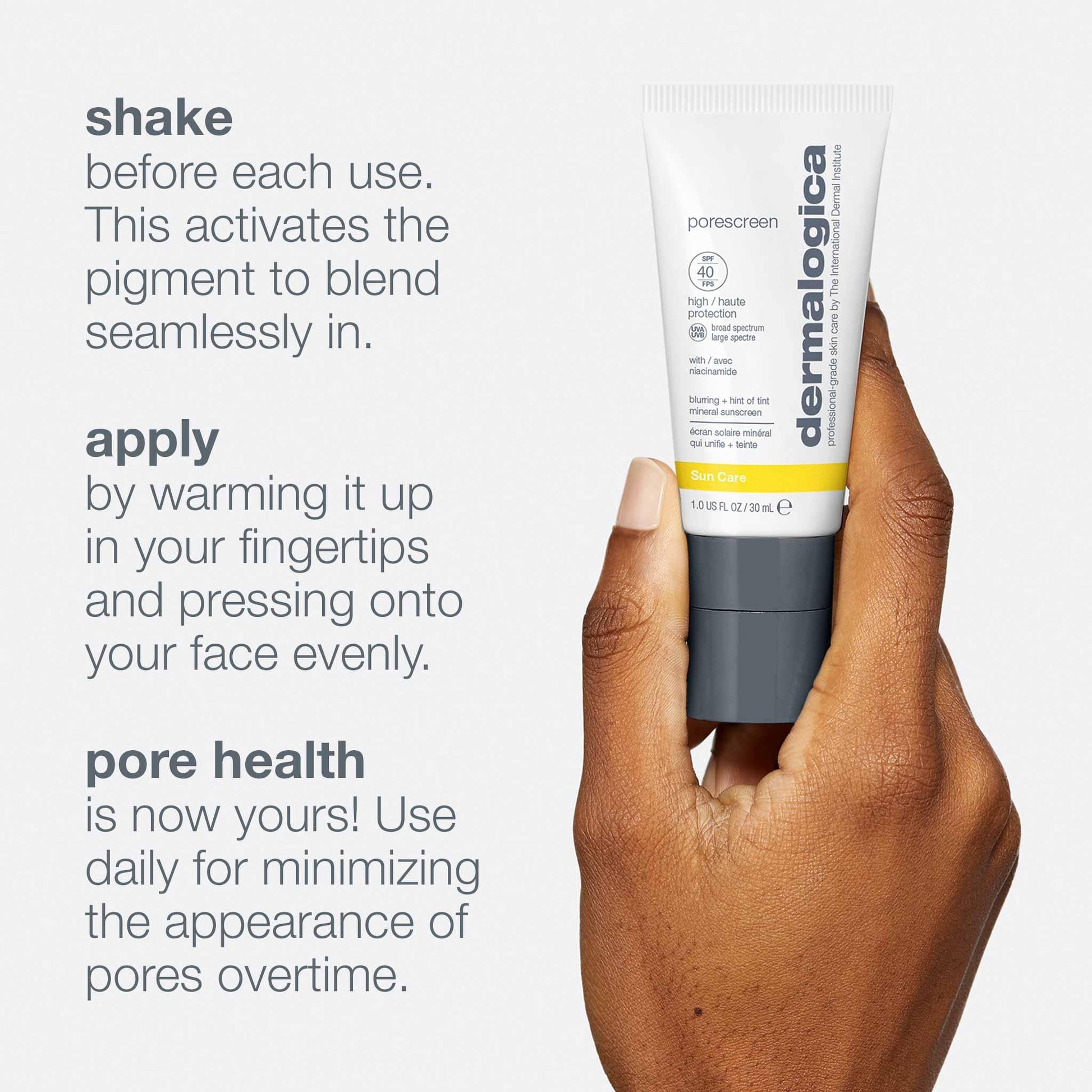 porescreen mineral sunscreen spf40 - Dermalogica Malaysia